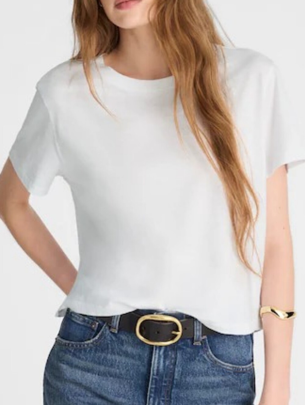 Madewell Classic Women's White Crewneck Tee